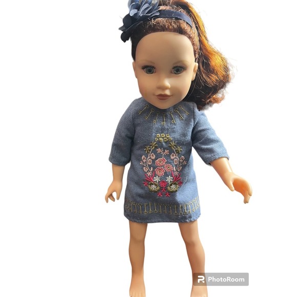 Journey Girls 18” KELSEY Italy Toys R Us Exclusive 2015 Vinyl Girl Doll Dress - Picture 1 of 6